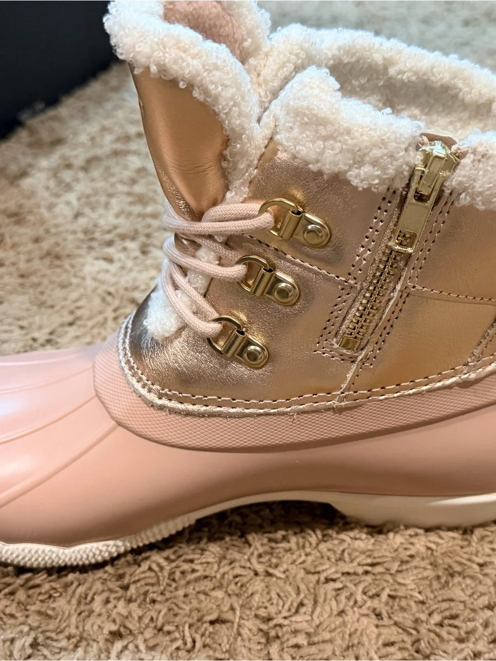 Sperry Alpine Saltwater Alpine Blush Lace Up Size 9 New In Box